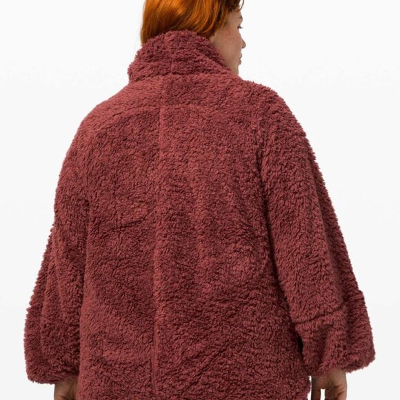 Lululemon Pullover Women’s Size M/L Warm Restore Sherpa Savannah Fleece Cozy‎ - Picture 2 of 9